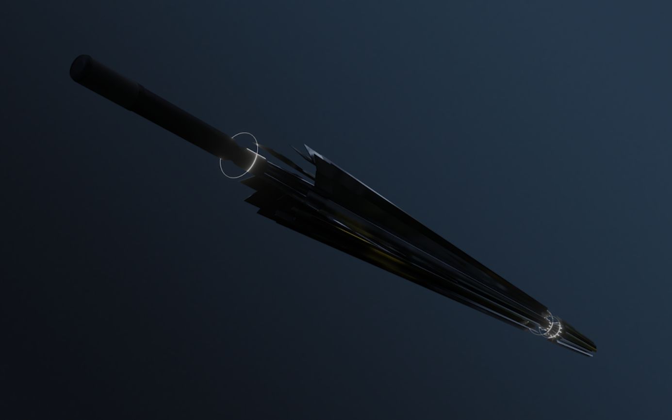 3DMAX基础：全职高手千机伞模型布线，渲染全流程武器制作讲解_哔哩哔哩_bilibili
