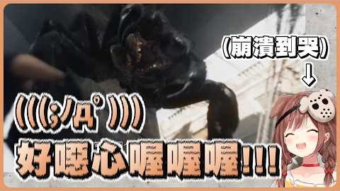 遭遇超恐怖巨大蜘蛛的狗狗崩溃到全程尖叫 途中被吓到忍不住哭出来闭麦冷静...w【Hololive精华/戌神沁音】【生化危机9 安魂曲】20260315