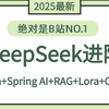 2025吃透最新版DeepSeek进阶玩法(Idea+Spring AI+RAG+Lora+Coze)入门到进阶实战教程！通俗易懂无废话，学完少走99%的弯路