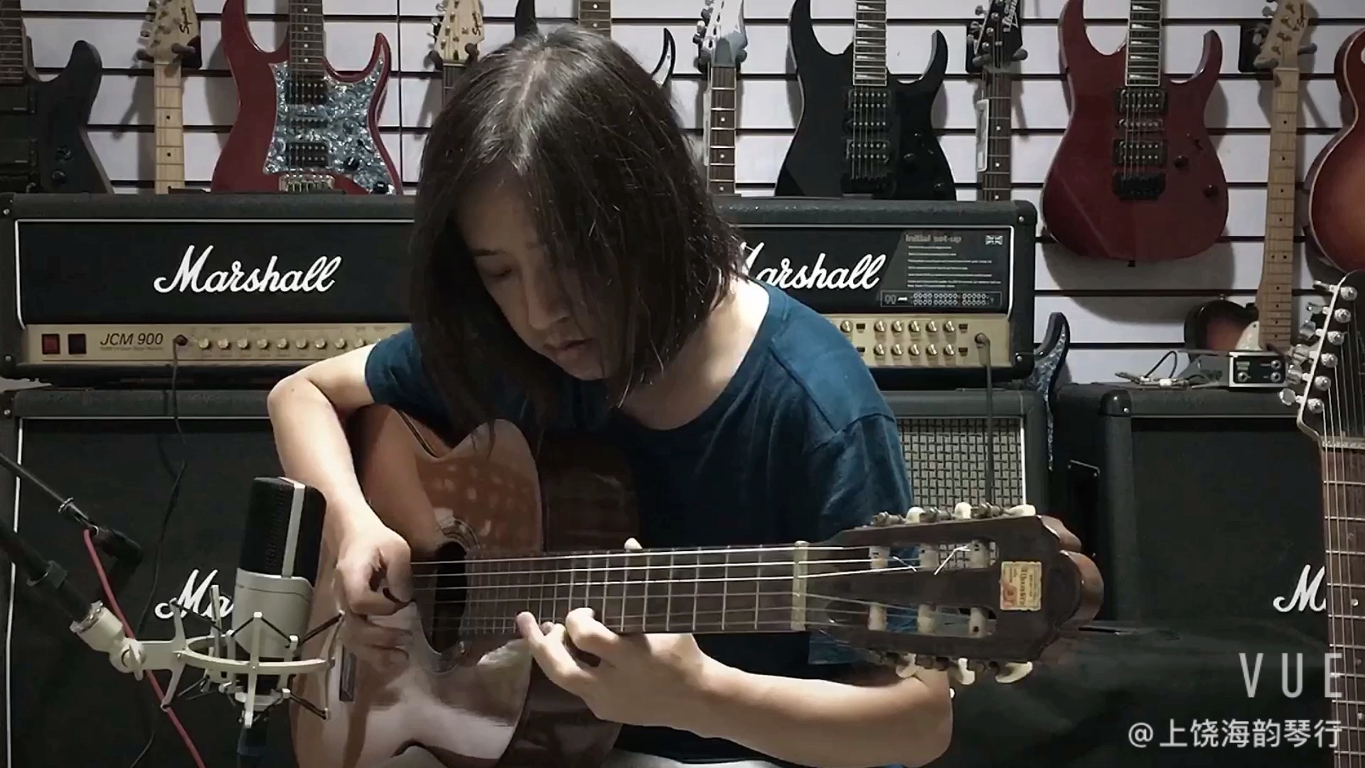 【上饶海韵琴行】刘若英《后来》尾奏吉他solo（cover by 何海涛）～