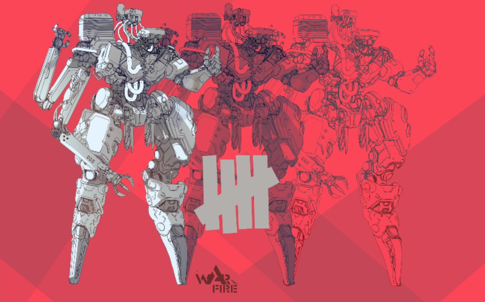 【板绘】机甲细节线稿设计