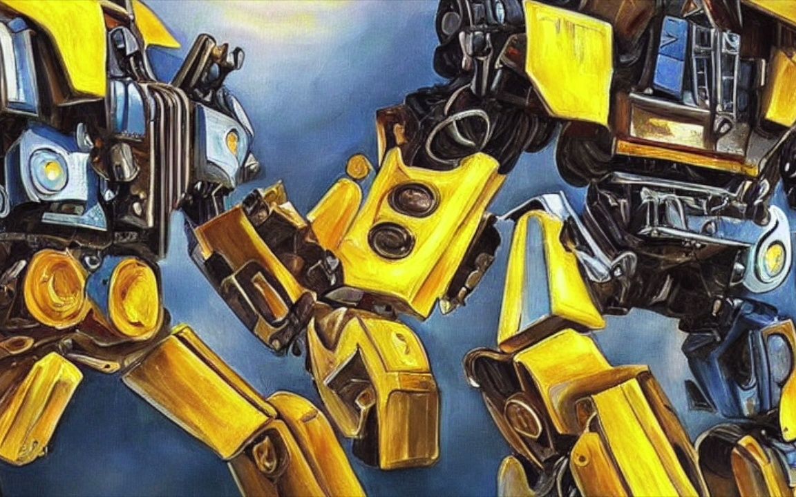 用AI画了一组Transformer，工具：Stable diffusion_哔哩哔哩_bilibili