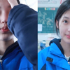 女高中生晒无滤镜下的自拍，对镜头嘟嘴卖萌乖巧可爱，网友狂心动