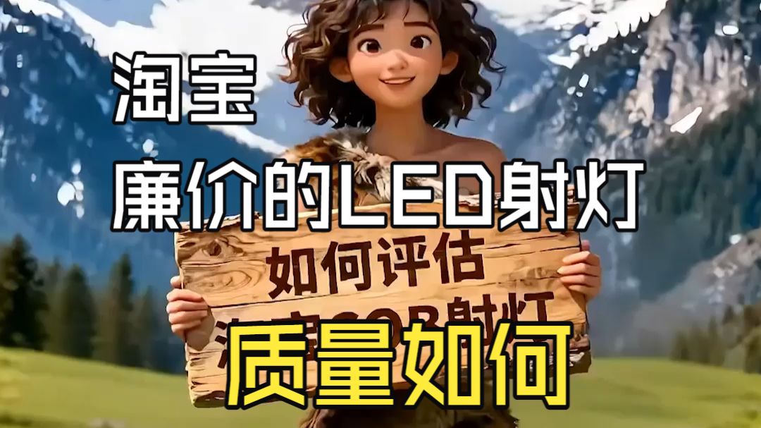 拆解评估淘宝店廉价LED射灯的质量