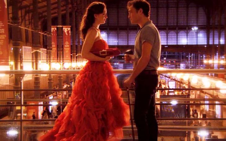 【gossipgirl】blair&chuck s402 巴黎火车站 i"m in