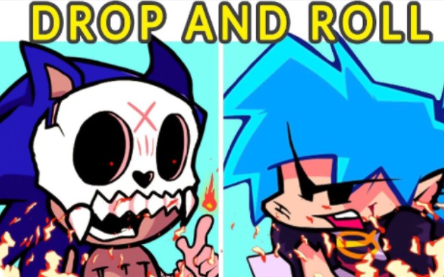 Friday Night Funkin' VS Sonic.EXE Rerun UST | Drop and Roll Charted