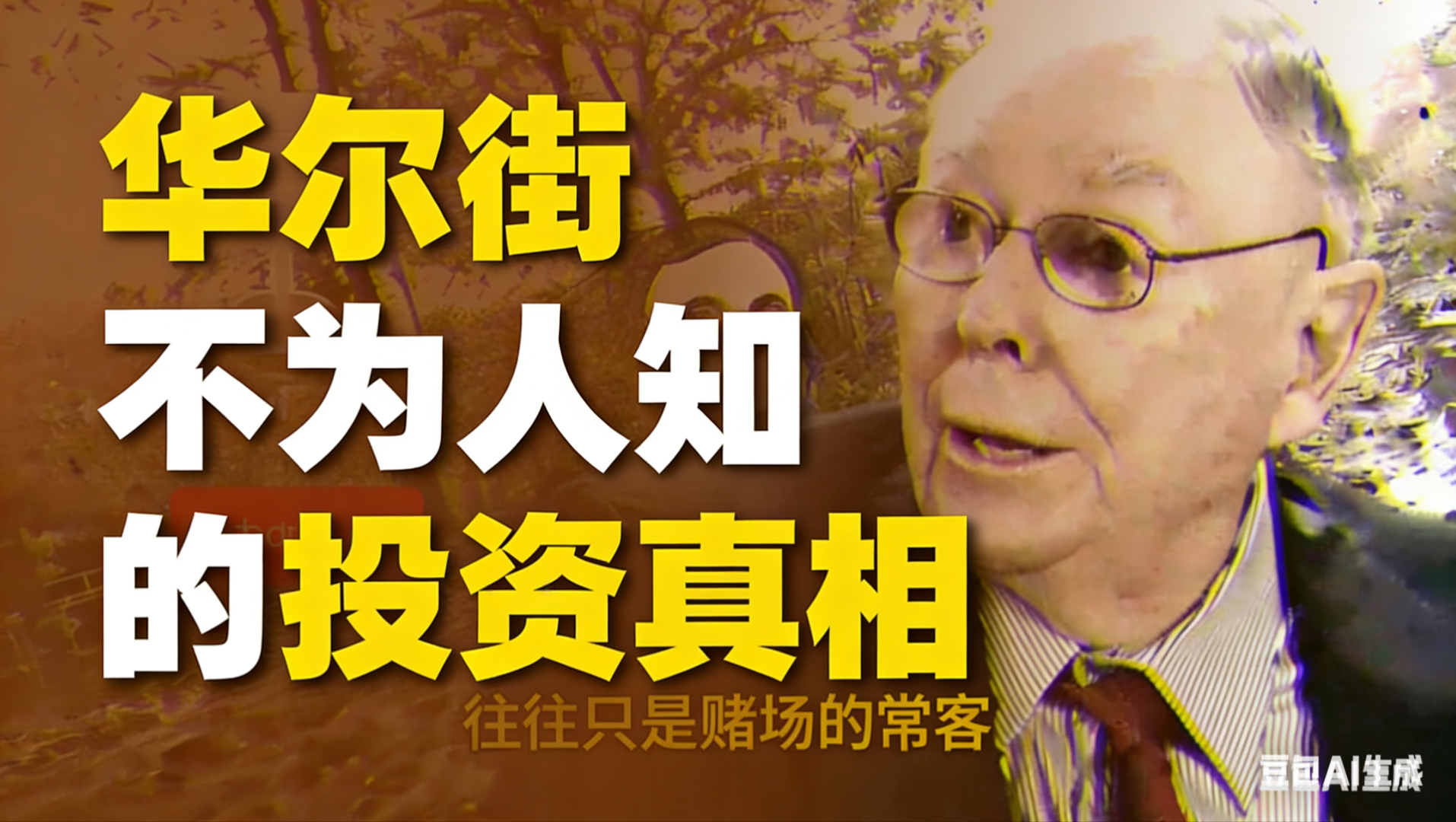 查理芒格：分散投资只是因为无知，不要信投资类教科书上的东西！