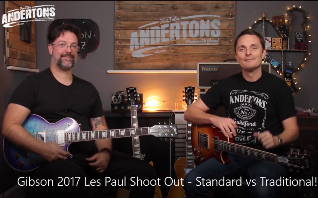 【电吉他测评】gibson 2017 les paul shoot out - standard vs