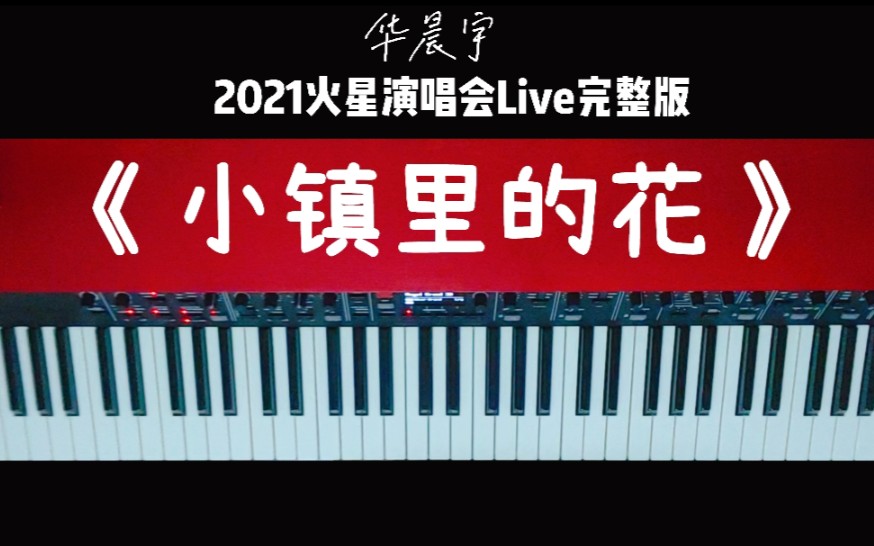 【钢琴版14】 华晨宇 《小镇里的花》 Live完整版 