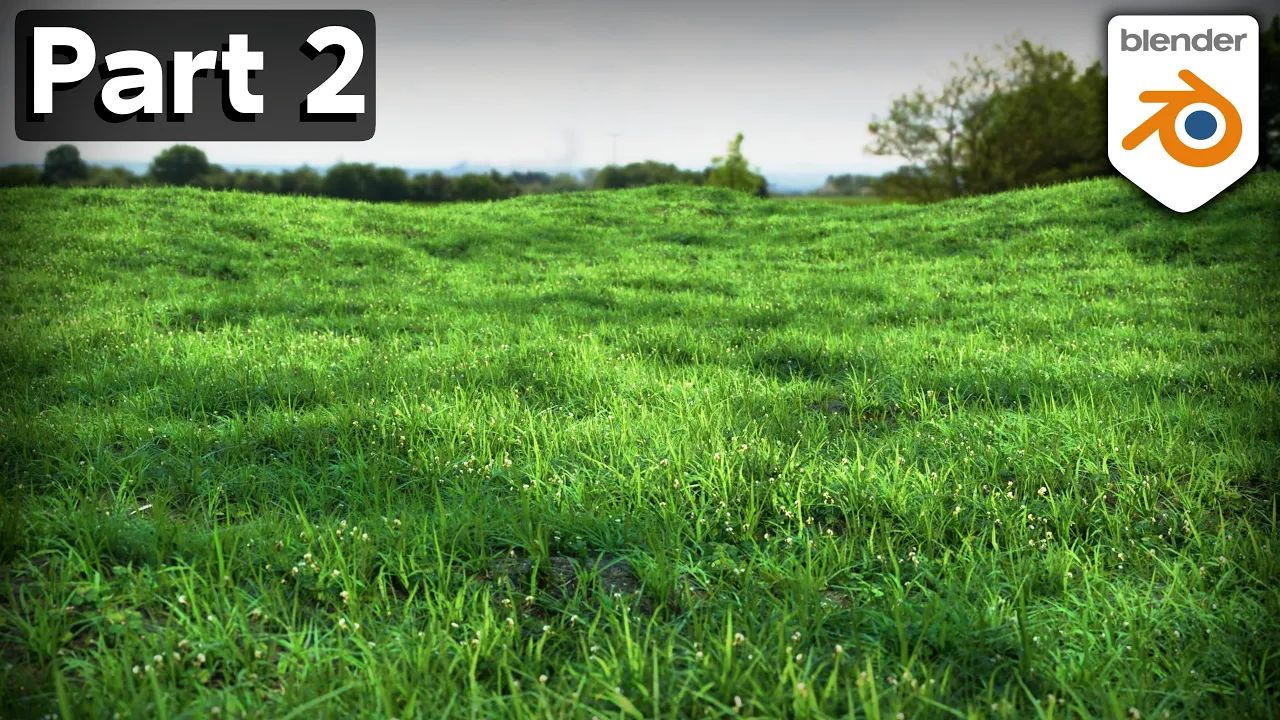 blender创建一个超写实的草地