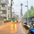 4K日本徒步——日本爱知县长谷市7_ 2021-2日出现暴雨和雷暴天气
