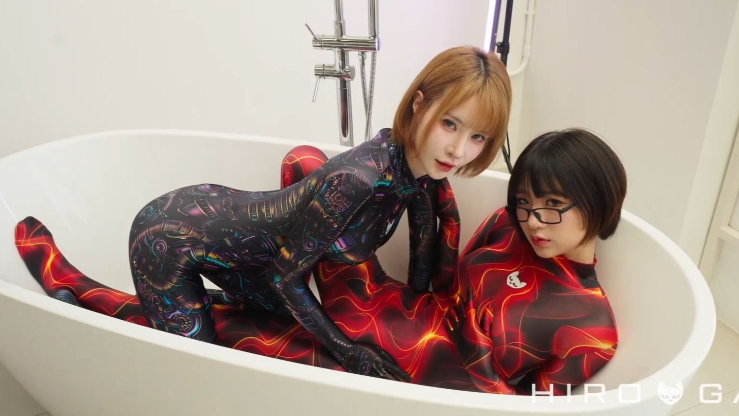 PU Catsuits with Kanompang and Aom