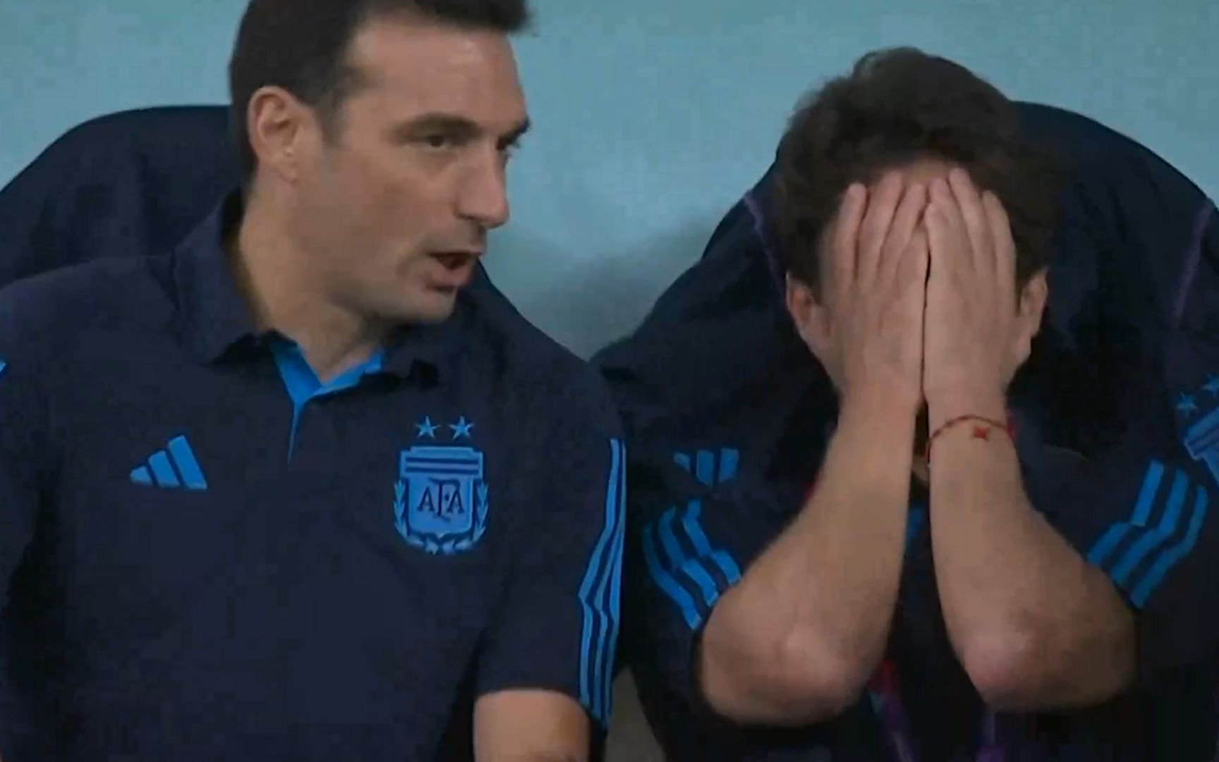 梅西进球后，艾马尔情绪失控激动落泪！这或许就是足球最大的魅力