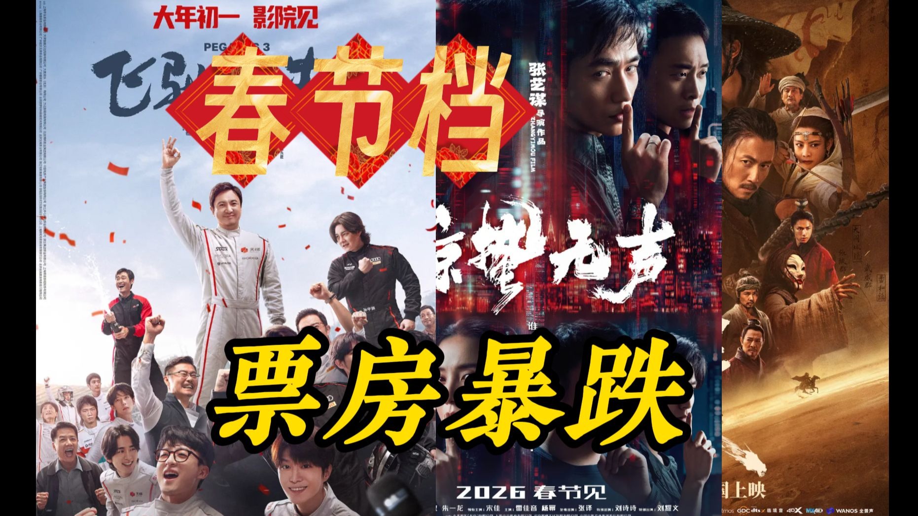 票房大跌！救救春节档！电影行业不破不立