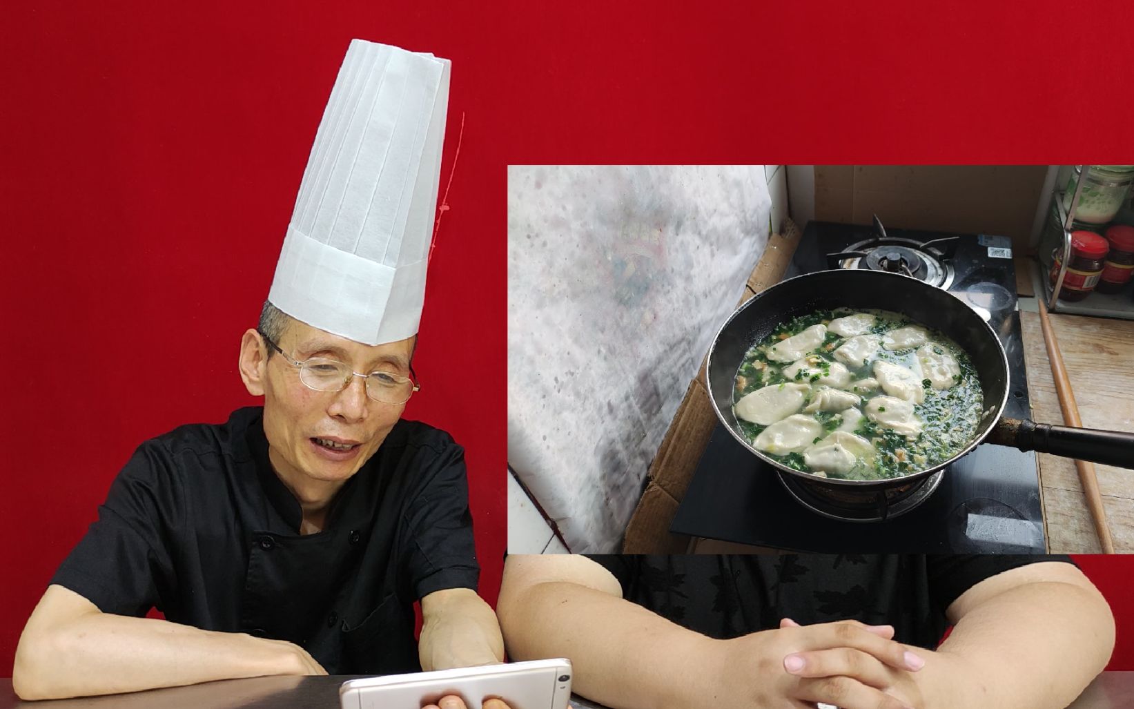 【公开处刑】当品诺王老师看到240J的韭菜水饺汤