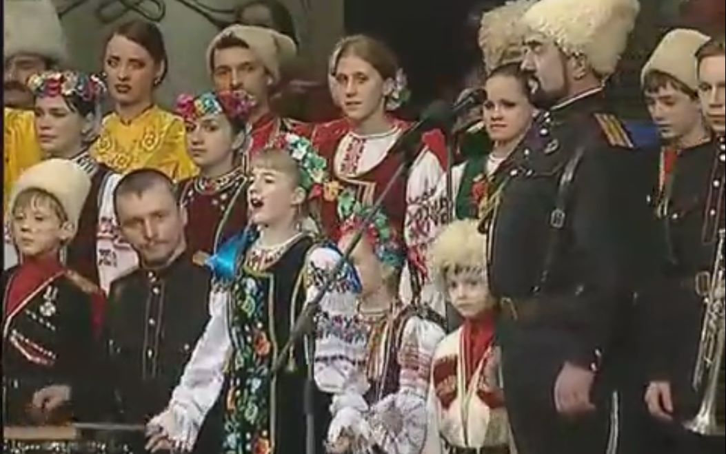 向斯拉夫女人告别库班哥萨克合唱团