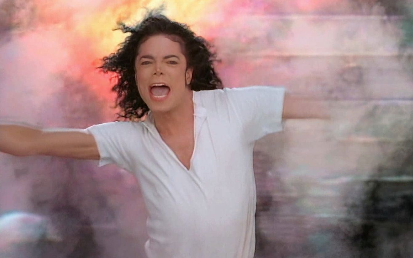 【超清修复】创造全球5亿人同时收看记录的迈克尔杰克逊MV《黑与白》black or white - Michael Jackson