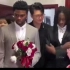 黑人小伙带着黑人伴郎迎娶中国新娘！