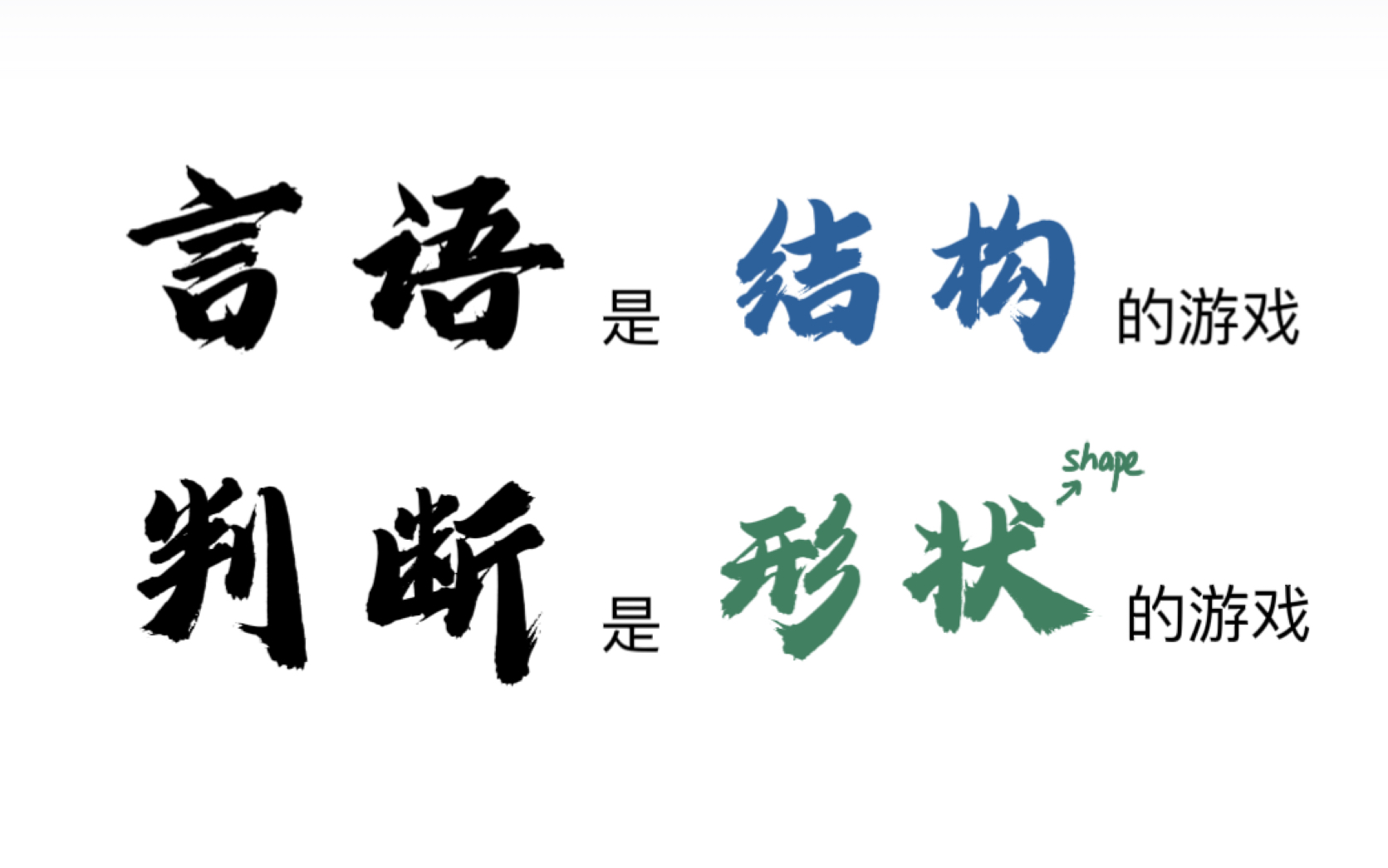 言语和判断的本质：思维体系通了才能一通百通