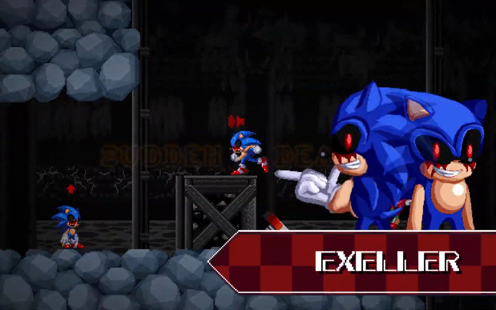 Sonic.exe The Disaster 2D Remake Multiplayer [Exeller and Chaos