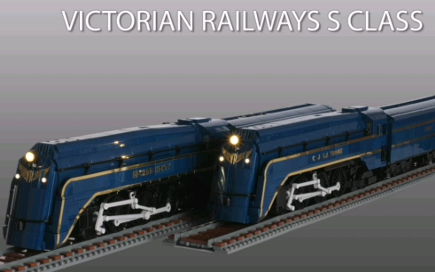 乐高MOC～澳大利亚Victorian Railway S型蒸汽机车【搬运】