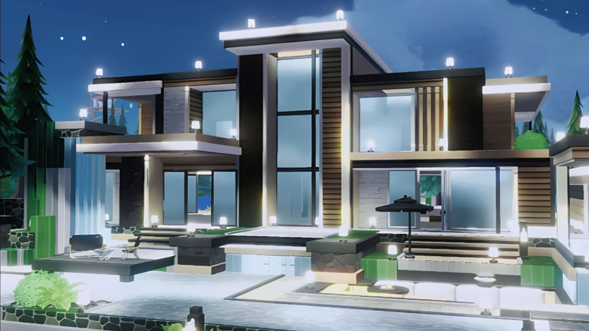 心动小镇15地建房教程‖现代别墅雾与森居下