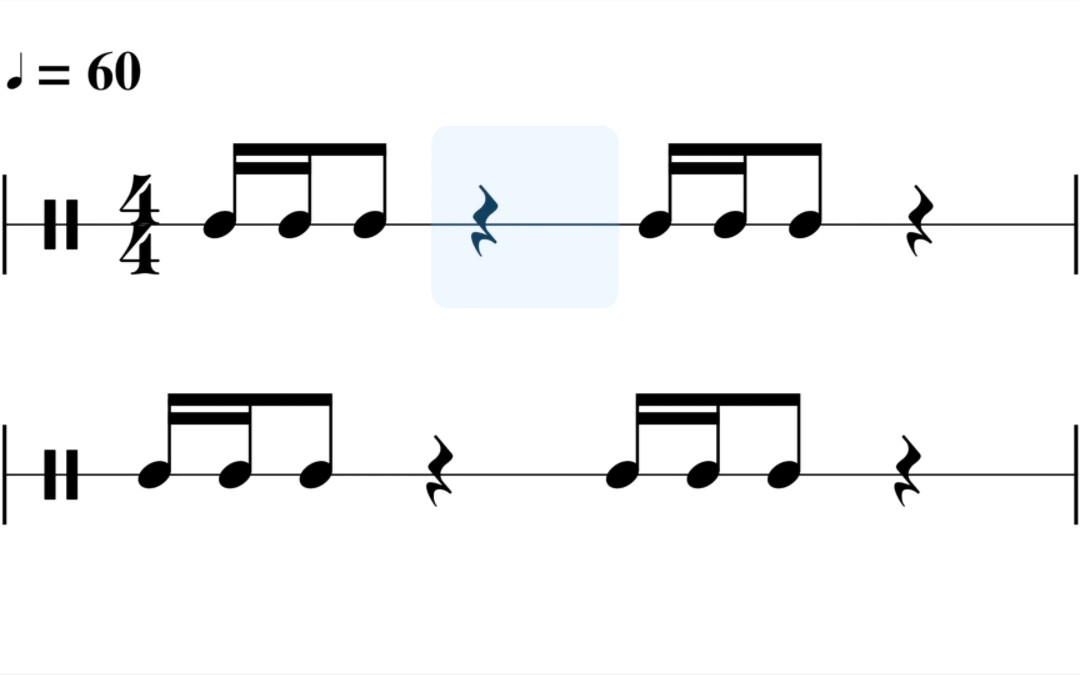 音乐中常见的16分音符节奏训练