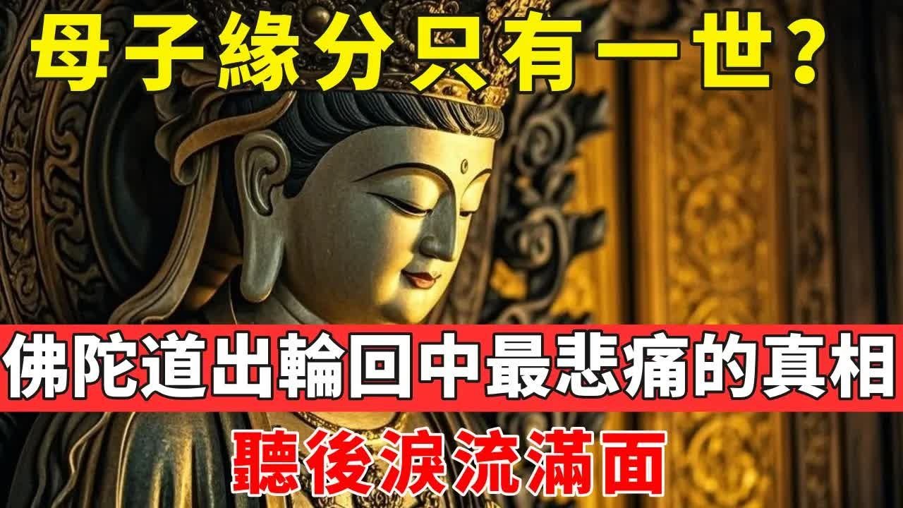 母子緣分只有一世？佛陀道出輪回中最悲痛的真相，聽後淚流滿面！#佛光心境#佛陀#佛學#佛教#禪修#佛法智慧#佛教故事#佛教文化