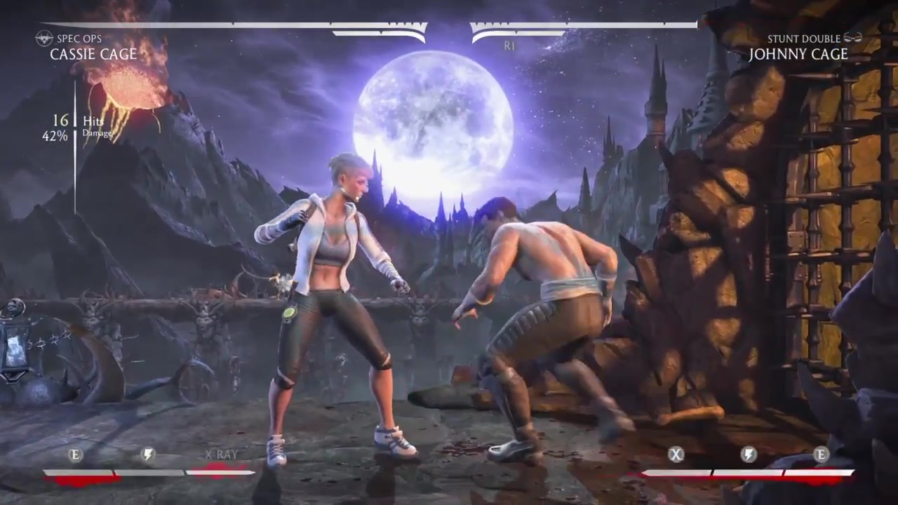 mortal kombat x- cassie cage corner and anti-air