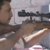 2013年录制 叙利亚士兵使用莫辛纳甘步枪进行狙击。