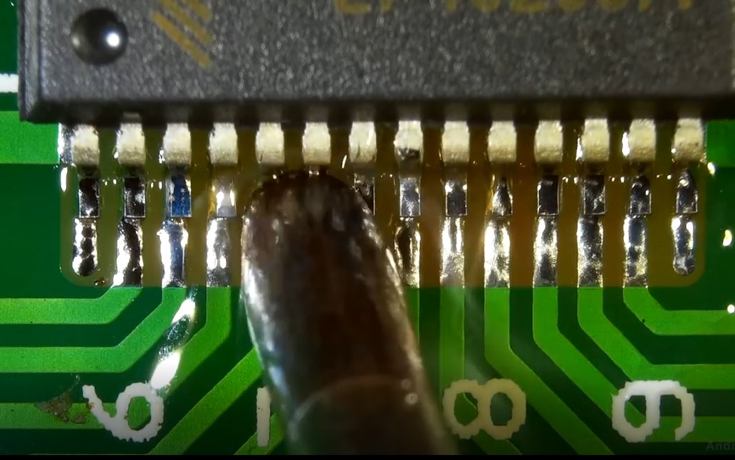 SMD Soldering QFN Package_哔哩哔哩_bilibili