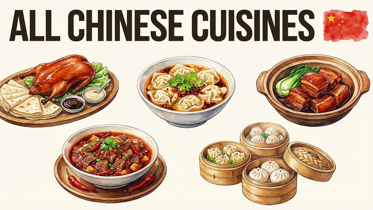 中国八大菜系全解析 - FooDiscover【中英字幕】