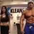 韩国健美肌肉男黄哲勋和他的女朋友