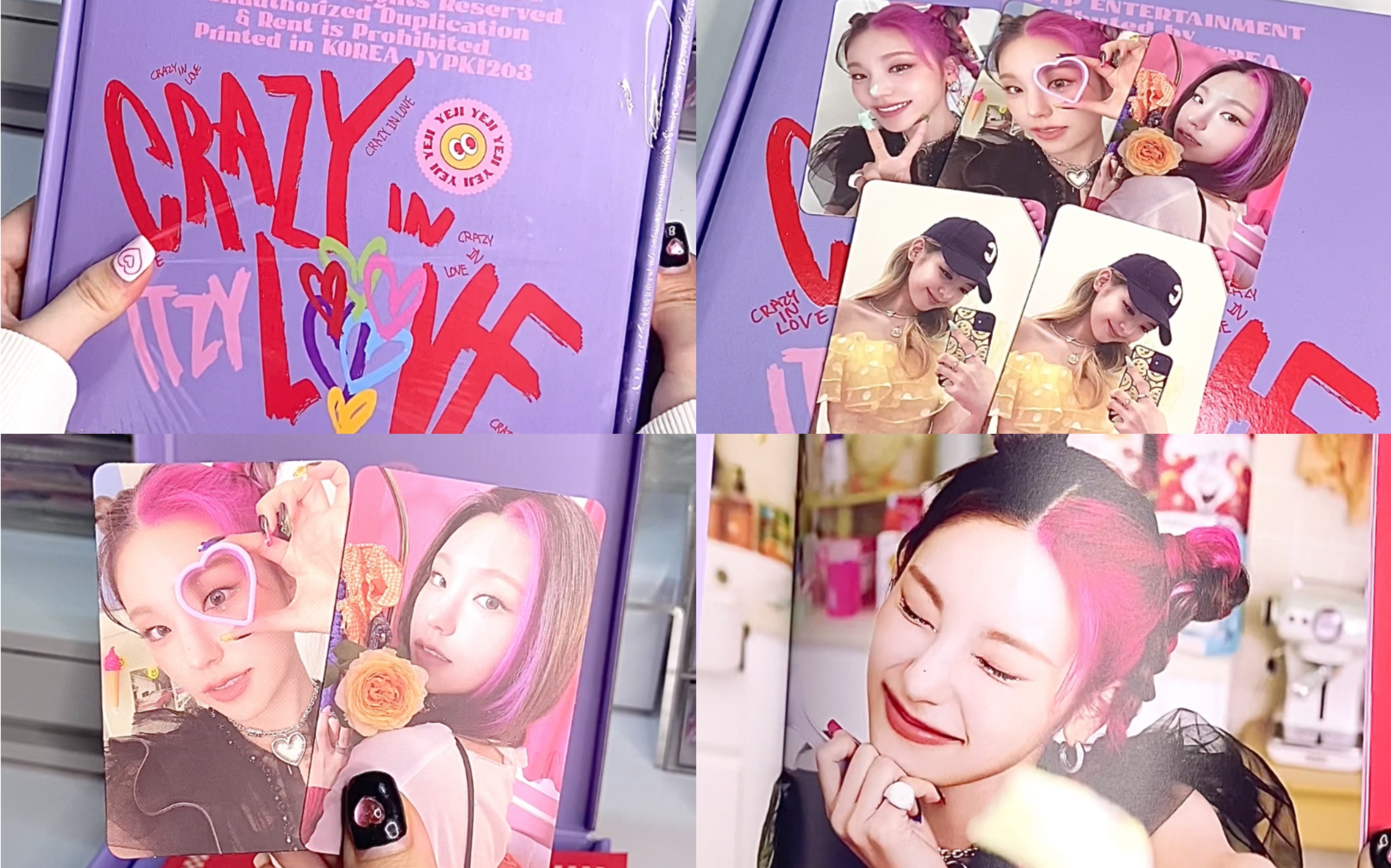 开箱日记|来看欧皇拆ITZY正规一&切卡开箱|梯cil拆专榛仁曲琦饼榛仁曲琦饼哔哩哔哩视频