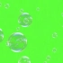 泡泡特效绿幕素材分享
