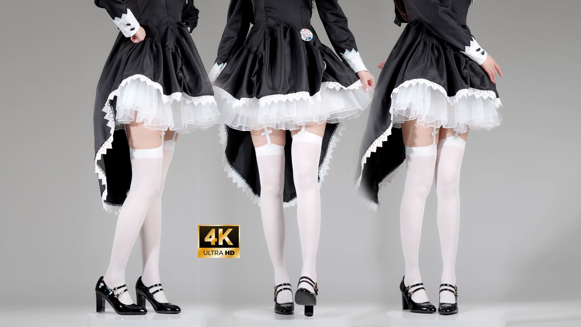 纯白吊带袜×十字架 禁忌的优雅