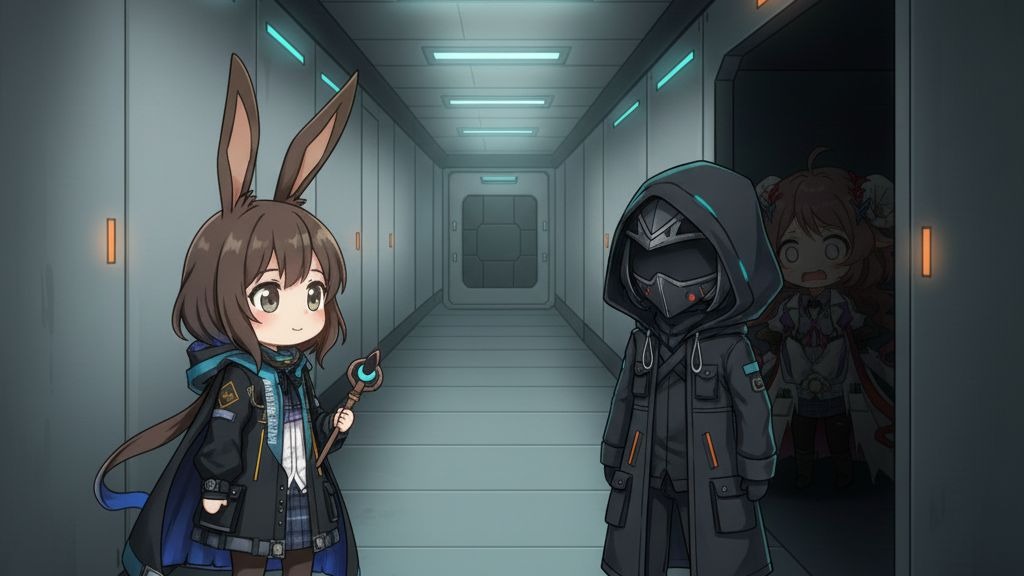 【明日方舟同人音声】艾雅法拉与博士深夜舰桥玩很大...但是遇到了阿米娅