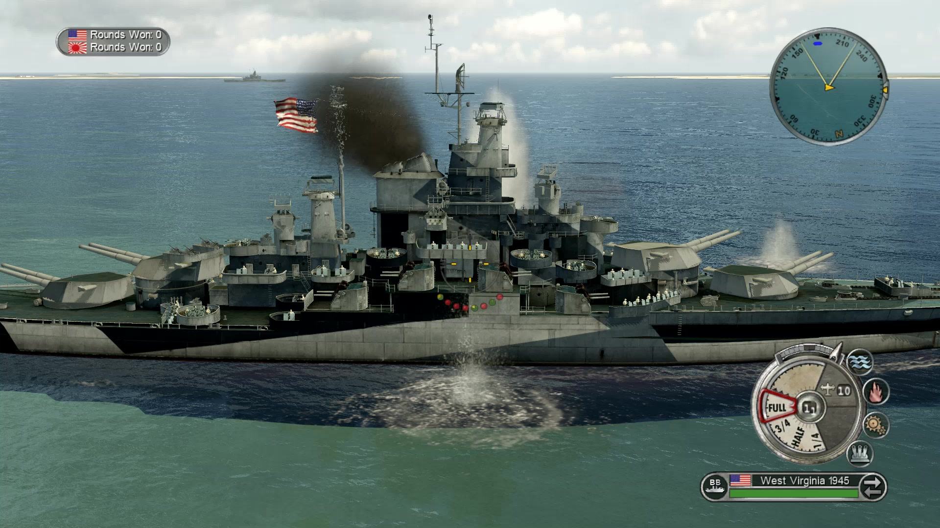 战斗位置太平洋新单位mod美帝铁乌龟系列(五)科罗拉多级战列舰