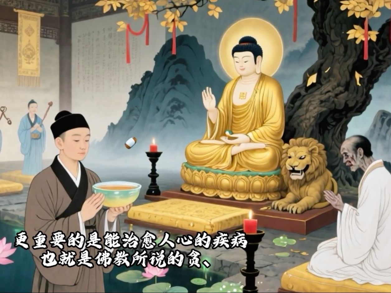 药师佛传授干年秘法：早晨诵持这五字真言，消灾得福转运