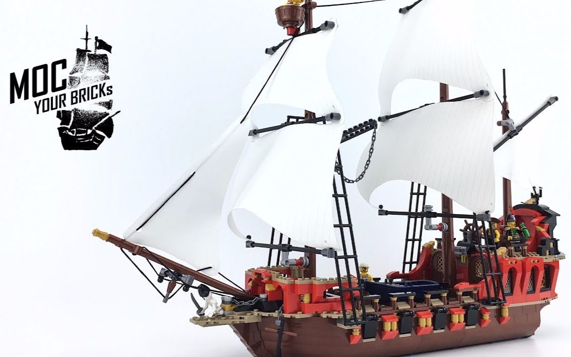 legopirateshipmoc海盗船