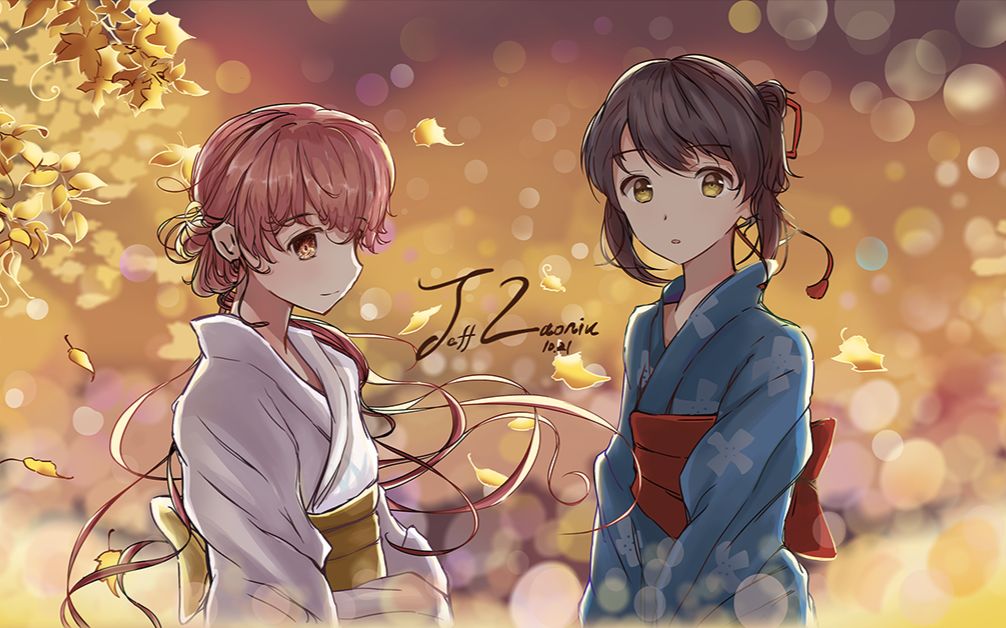 西宫硝子&宫水三叶 绘画全流程