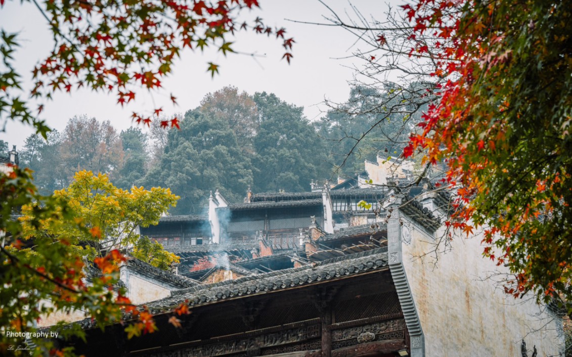 婺源篁岭古村的初冬