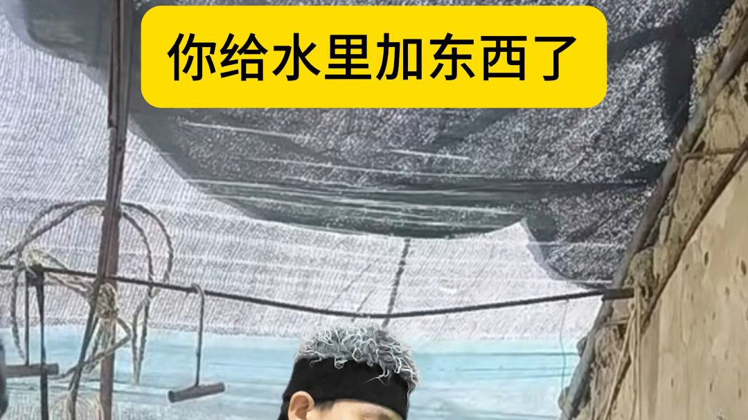 你给水里加东西了？