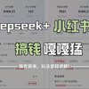 【小红书教程】DeepSeek在小红书做电商搬砖最新玩法，轻松日入1800+，保姆级教学