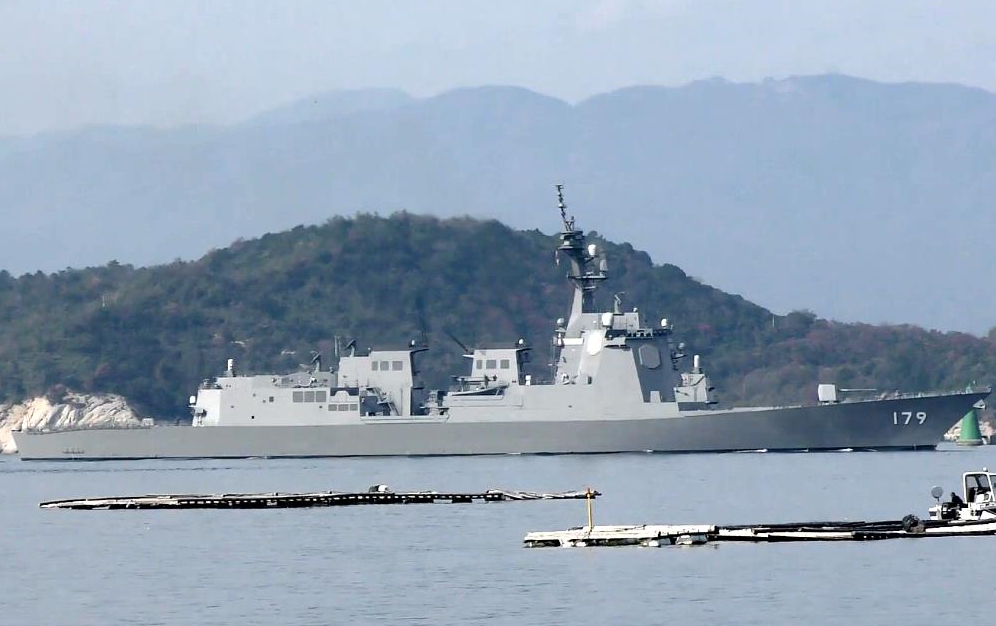 【海上自卫队】摩耶级驱逐舰“摩耶”号（DDG-179）航行在江田岛市（2020/11/18）