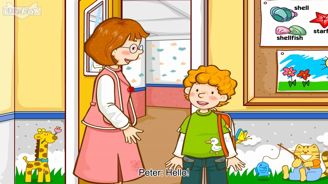 【Little Fox全套】Level1｜Mrs. Kelly's Class凯利夫人的班级（36篇完结）英文字幕动画+音频+绘本PDF+单词表｜零基础英语启蒙