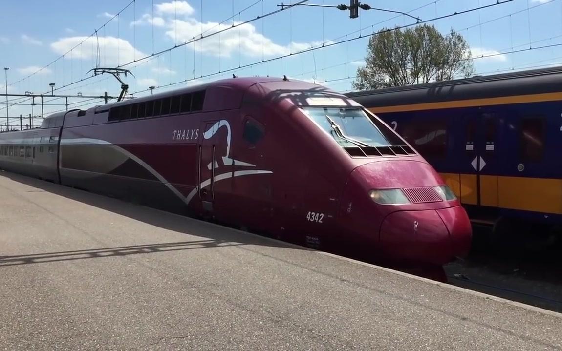 【法国国家铁路】TGV Thalys Drivers Eye View Amsterdam哔哩哔哩 (゜゜)つロ 干杯~bilibili