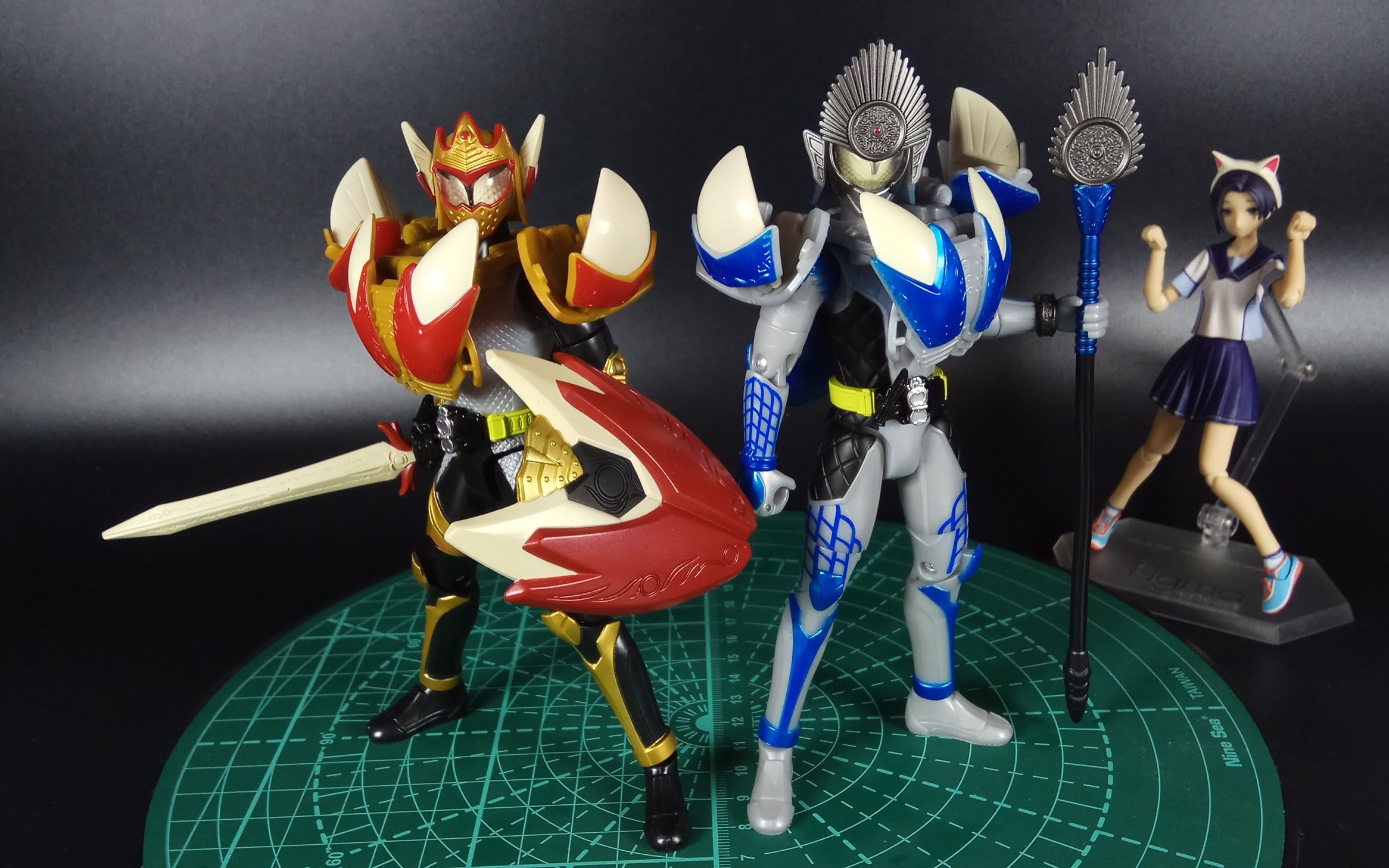 [黑塔模玩分享126] 万代 假面骑士acpb05 mars kin no ringo & 冠 gin