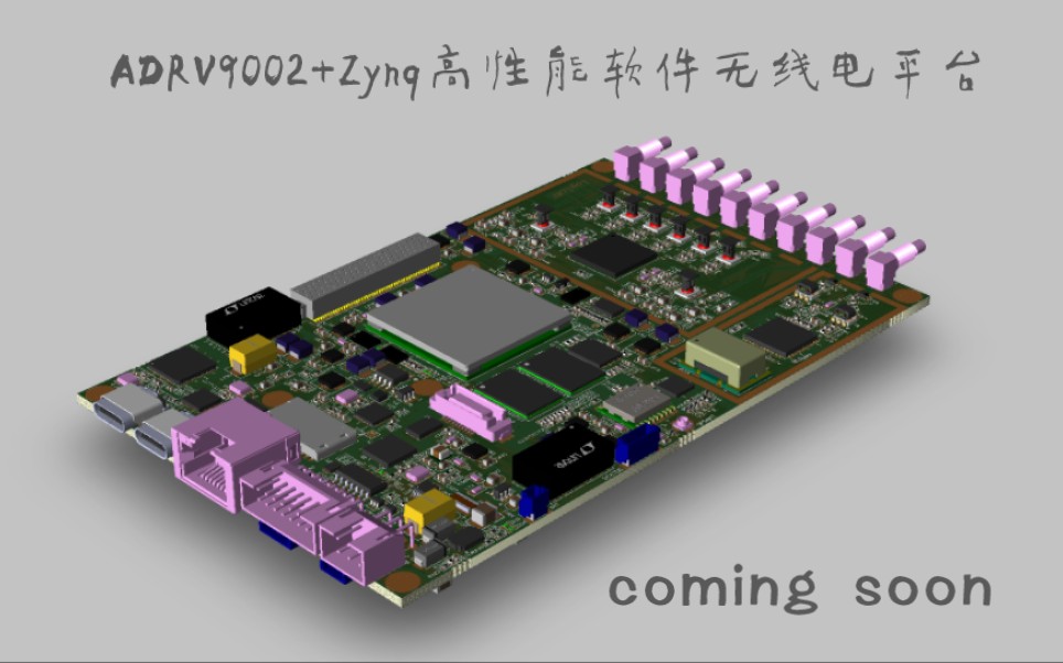 ADRV9002+Zynq高性能软件无线电平台即将发布
