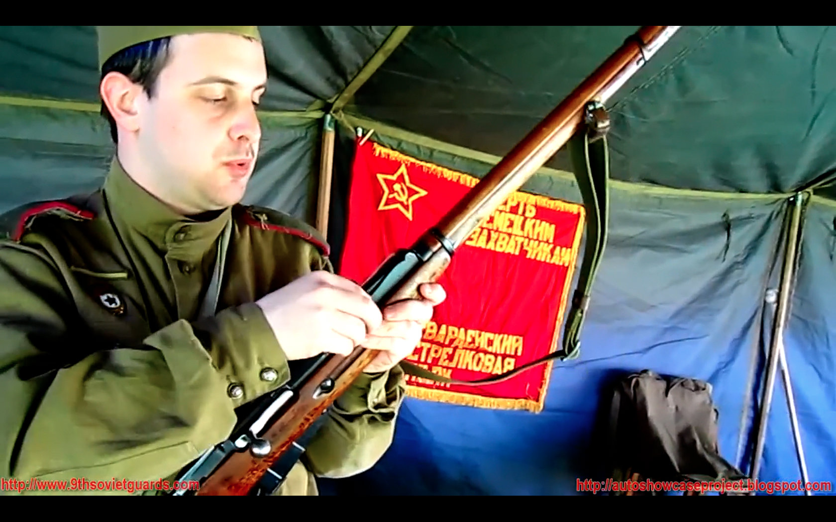 二战 苏联红军个人单兵装备展示视频在线观看_ 放肆吧